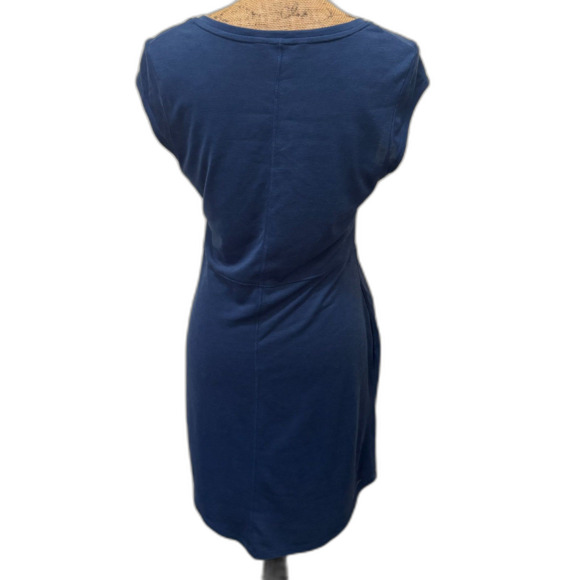 The North Face EZ Tee Dress Blue FlashDry Cap Sleeve Athleisure Size Medium - Picture 6 of 9